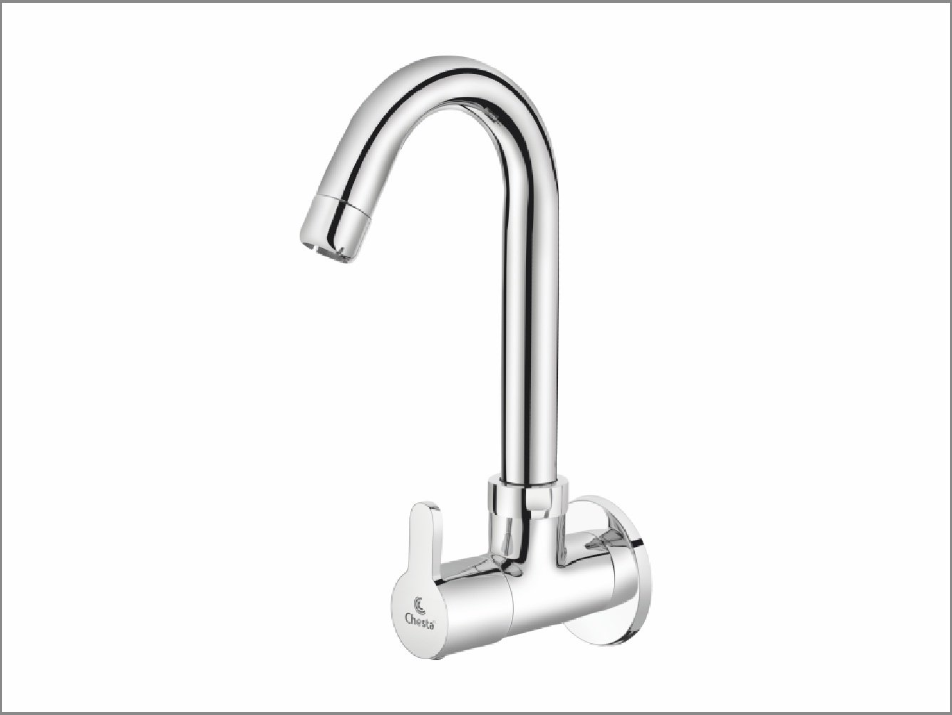 AK - 1006 - Sink Cock with Wall Flange at Chesta Bath Fittings