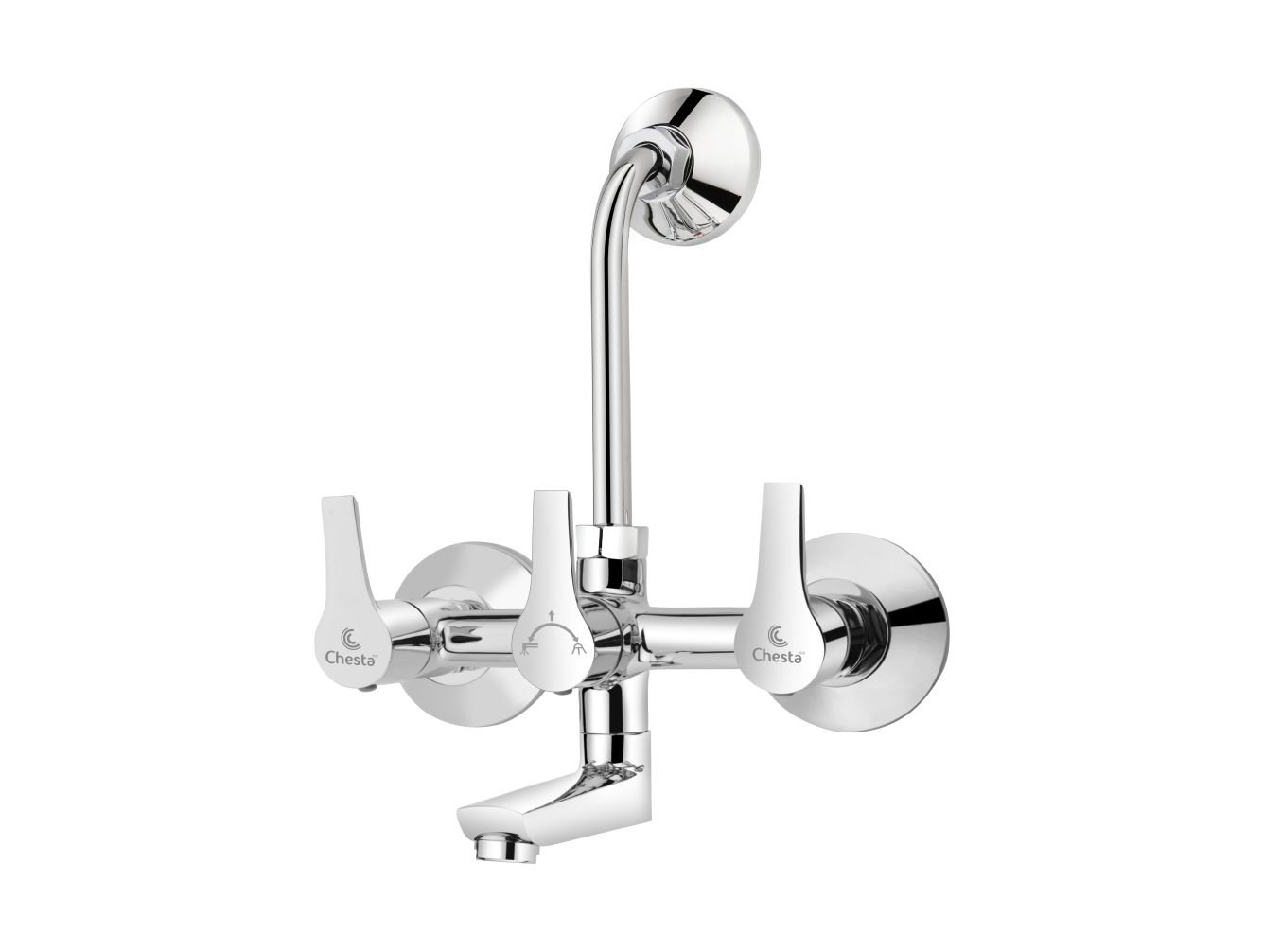 AL - 1023 - Wall Mixer 2 in 1 with L Bend by Chesta Bath
