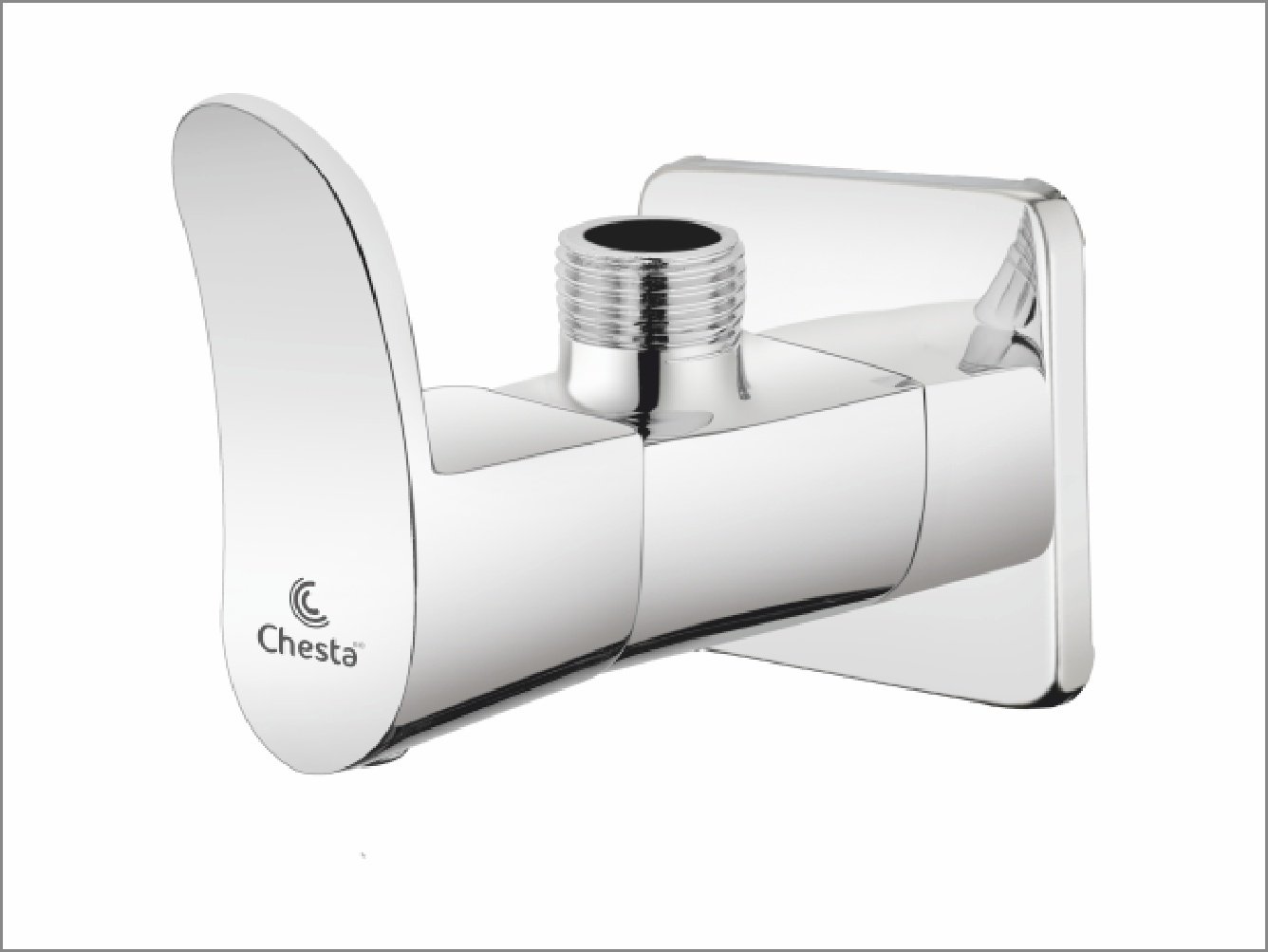 BL- 1003 - Angle Cock with Wall Flange by Chesta Bath