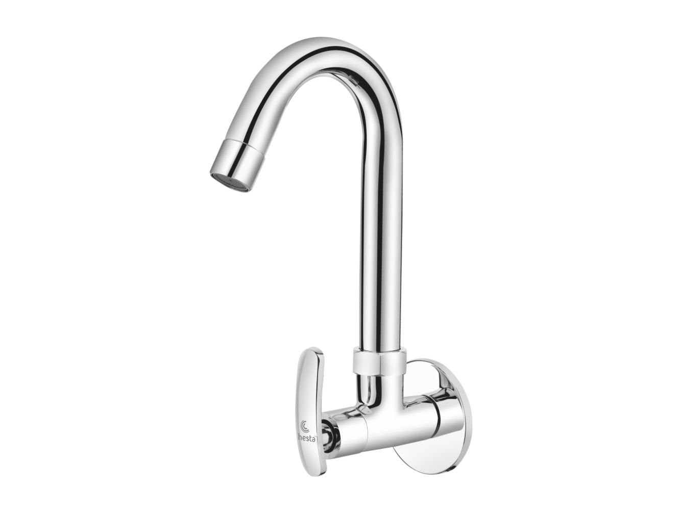 CO - 1007 - Sink Cock with Wall Flange at Chesta Bath Fittings