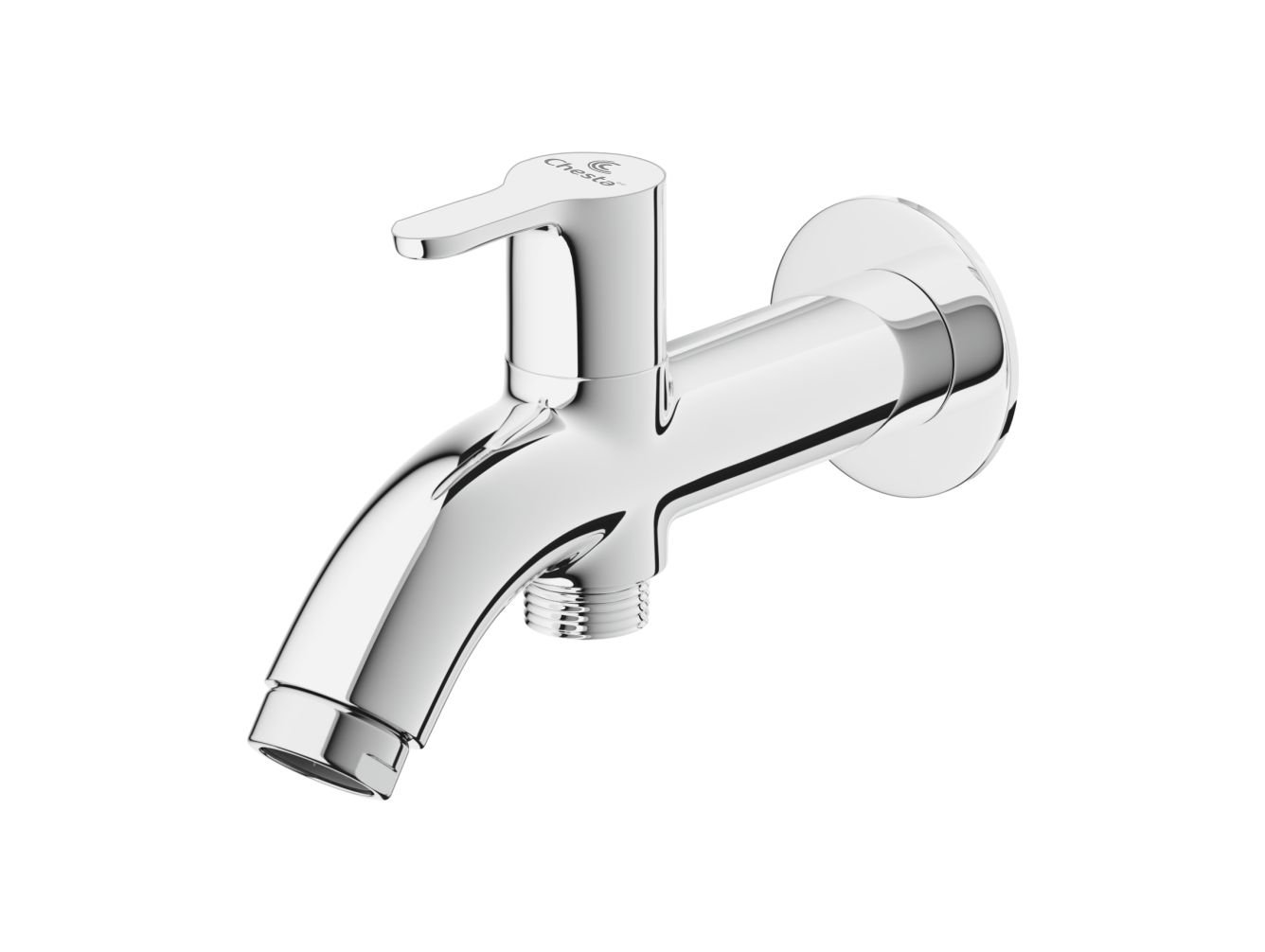 DR - 1020 - Diverter Spout (On-Off) with Wall Flange