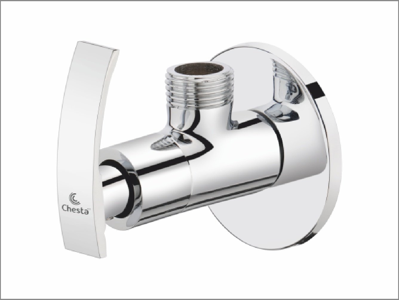 HR - 1003 - Angle Cock with Wall Flange at Chesta Bath Fittings