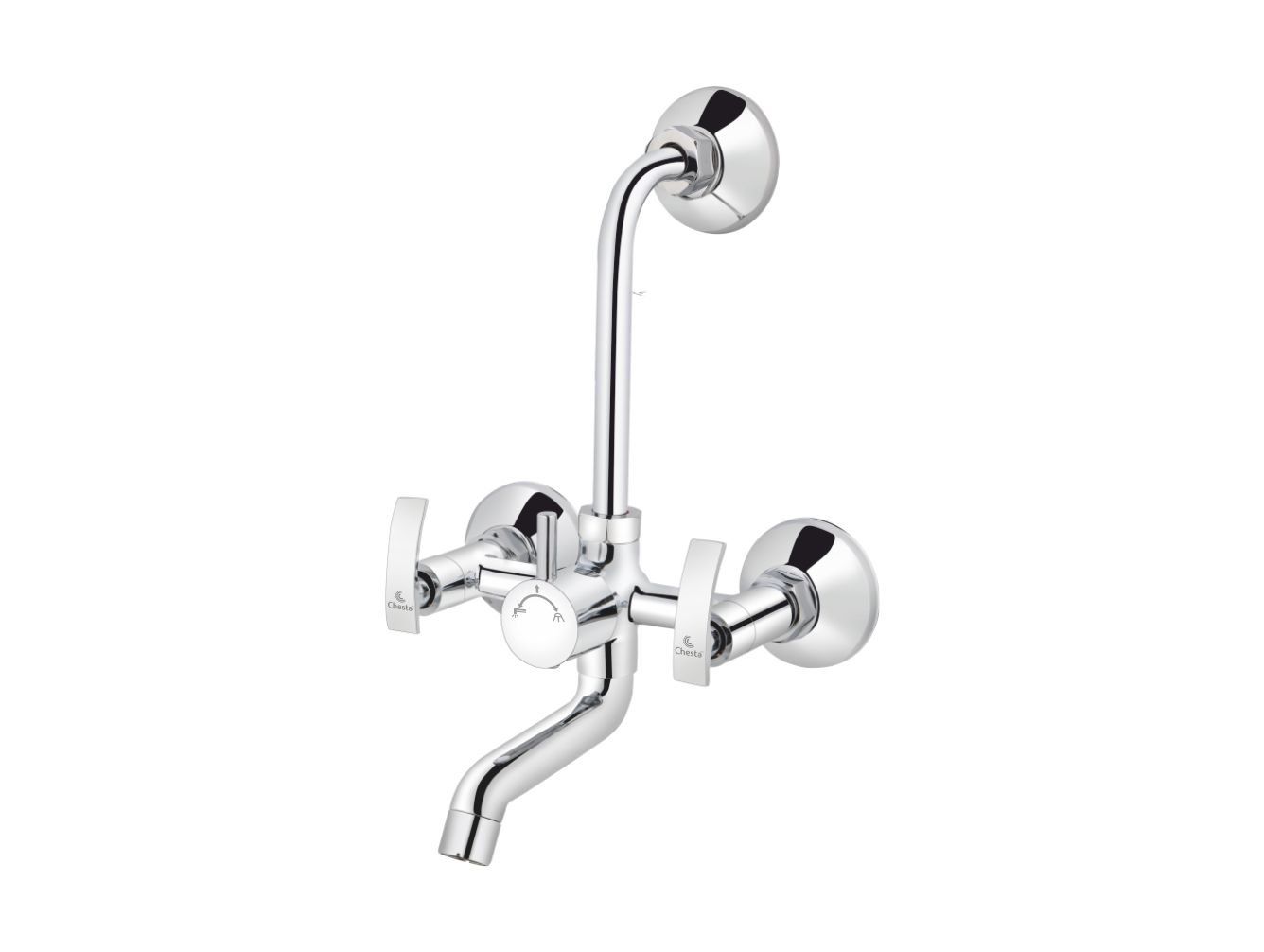 HR - 1021 - Wall Mixer 2 in 1 with L Bend at Chesta Bath Fittings