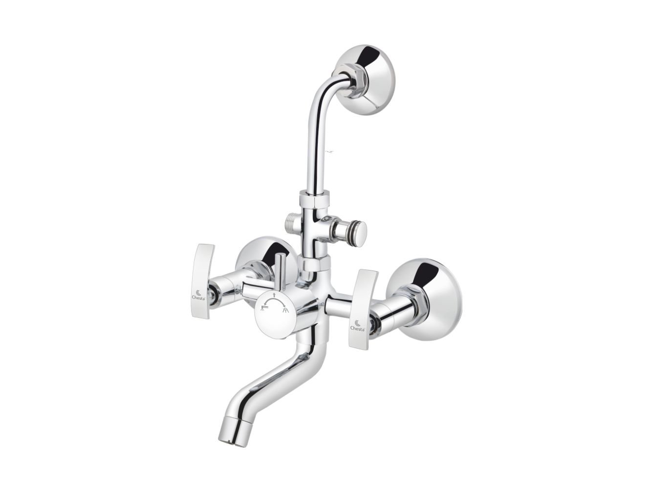 HR - 1022 - Wall Mixer 3 in 1 with L Bend at Chesta Bath Fittings