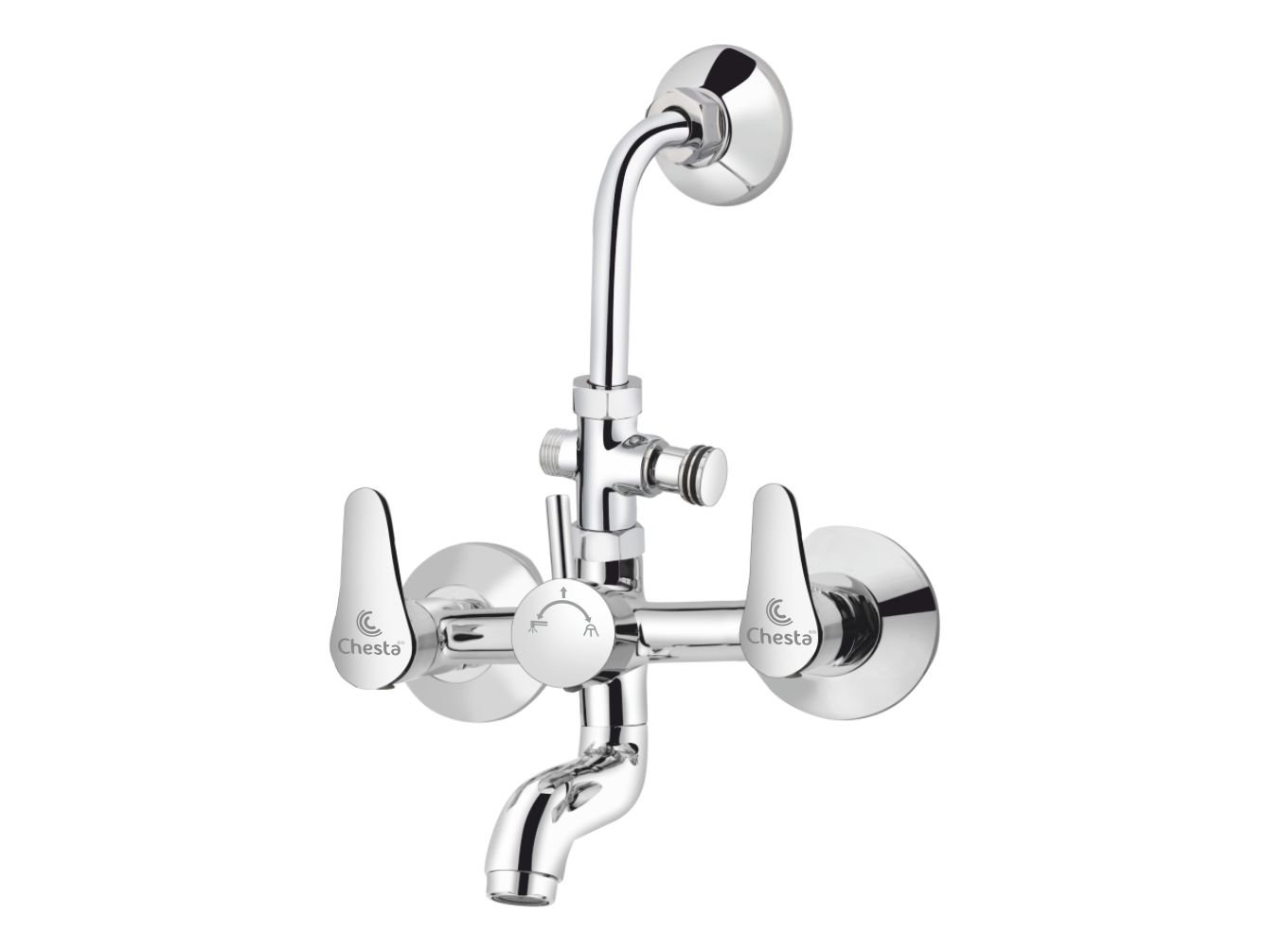 ID - 1020 - Wall Mixer 3 in 1 with L Bend at Chesta Bath Fittings