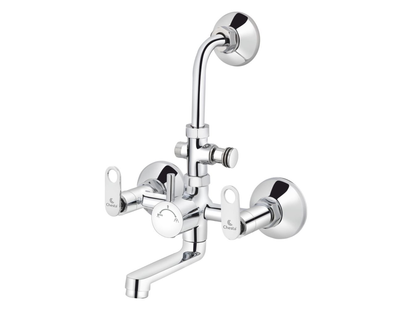NH - 1022 - Wall Mixer 3 in 1 with L Bend at Chesta Bath Fittings
