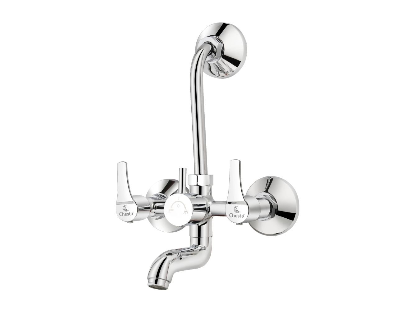 ST - 1025 - Wall Mixer 2 in 1 with L Bend at Chesta Bath