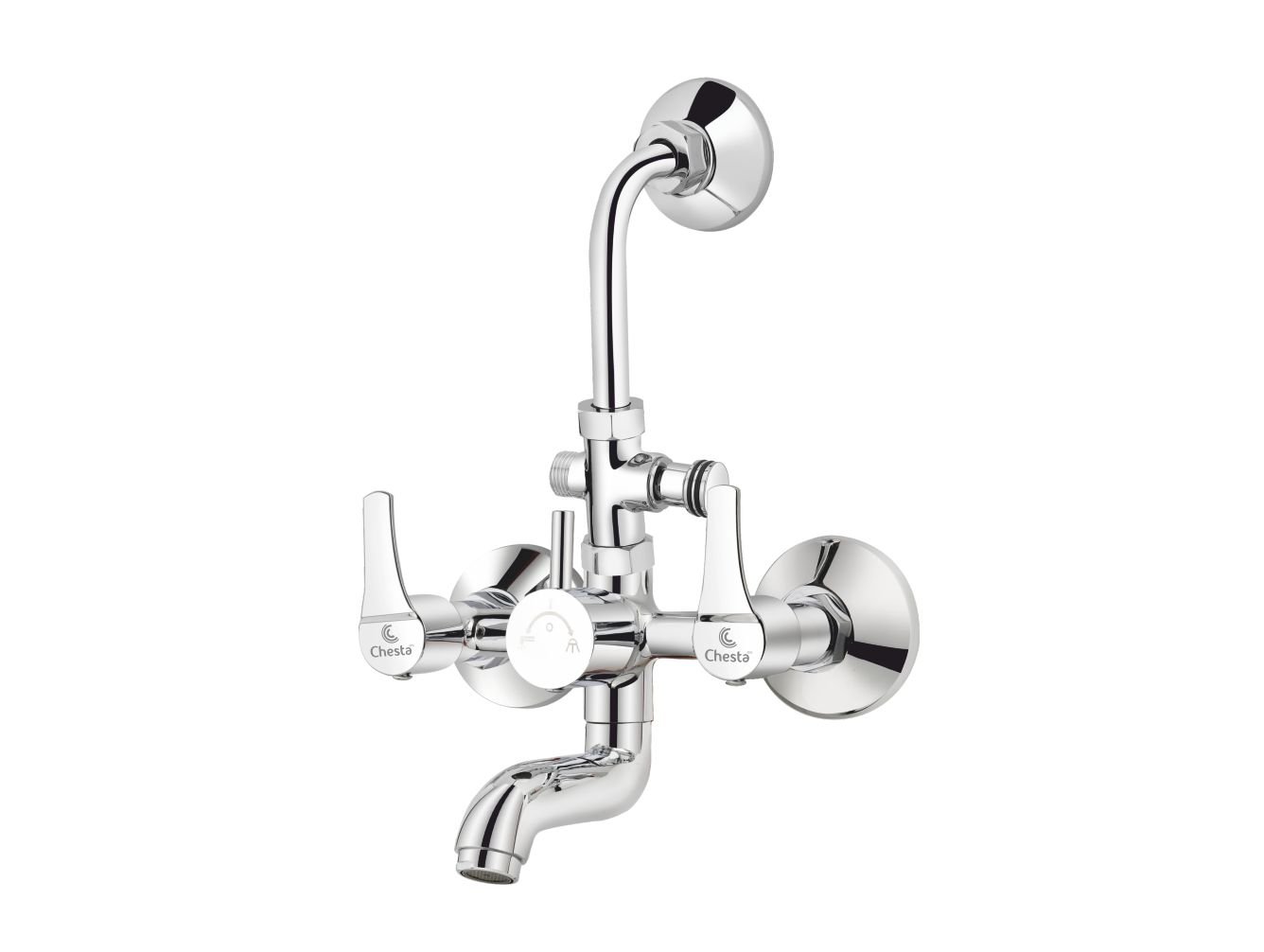 ST - 1026 - Wall Mixer 3 in 1 with L Bend at Chesta Bath