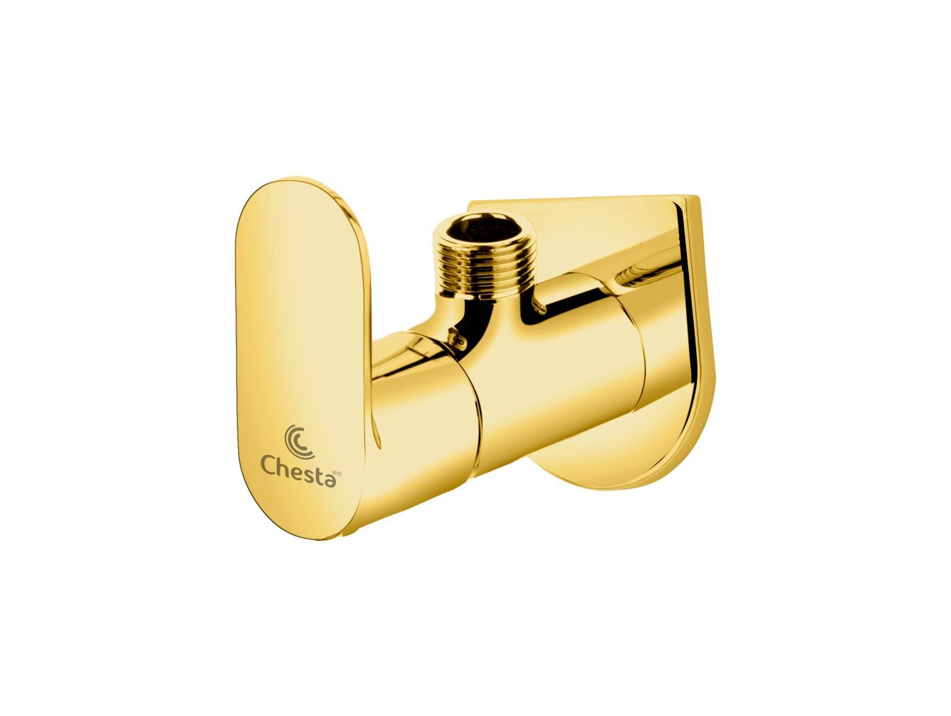 ICG - 1003 - Angle Cock with Wall Flange at Chesta Bath Fittings