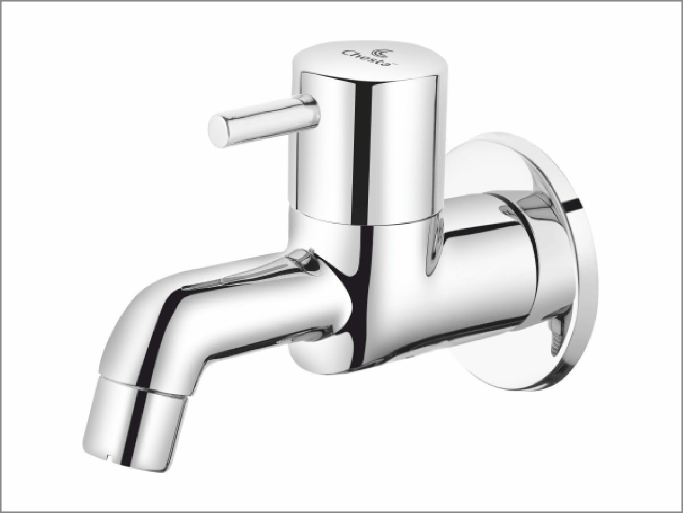 SA - 1001 - Bib Cock with Wall Flange at Chesta Bath Fittings