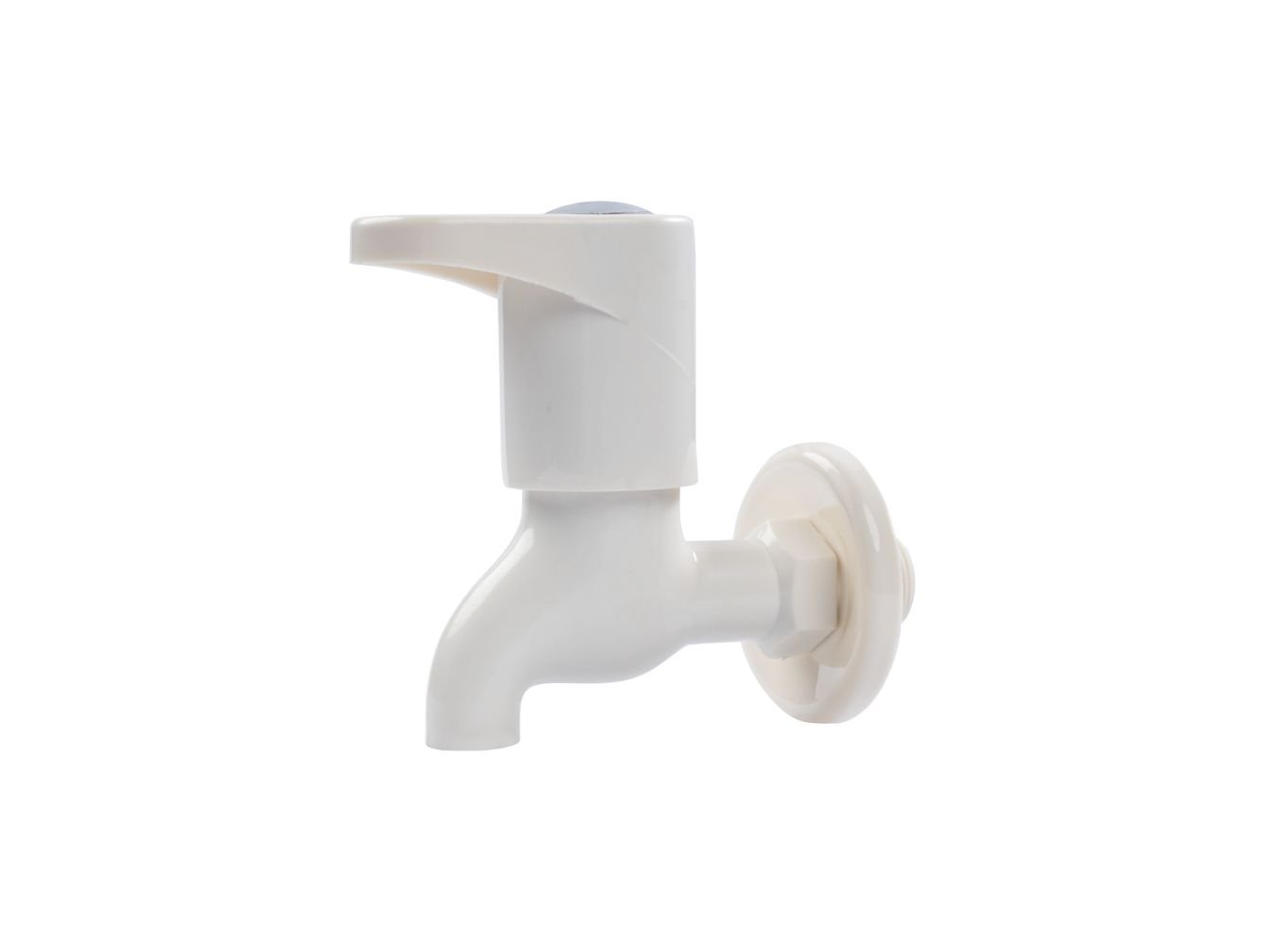 SK-1001 - Short Bib Cock With Wall Flange at Chesta Bath Fittings