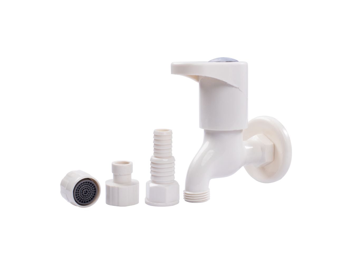 SK-1009 - Combo Bib Cock With Wall Flange- Chesta Bath Fittings