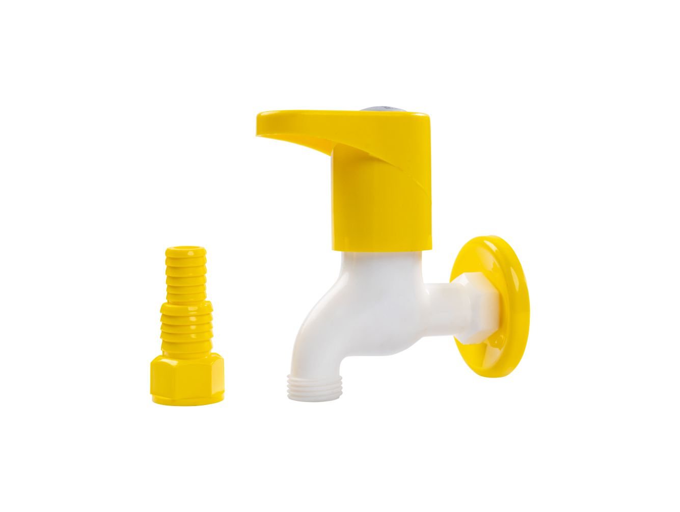 SP-1006 - Nozzle Bib Cock With Wall Flange- Chesta Bath Fittings