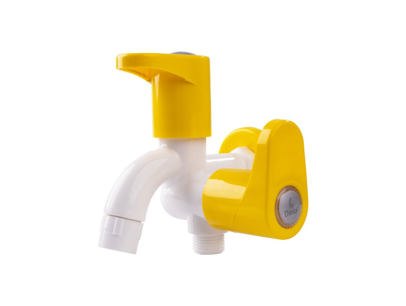 SP-1014 - 2 in 1 Bib Cock With Wall Flange at Chesta Bath Fittings