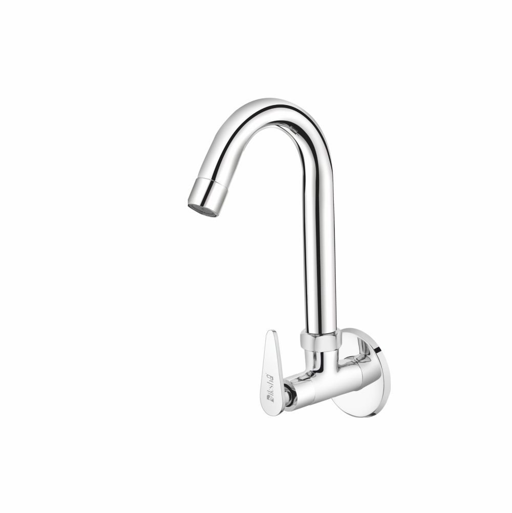 Shop AC-107 - Sink Cock with Wall Flange at Chesta Bath Fittings